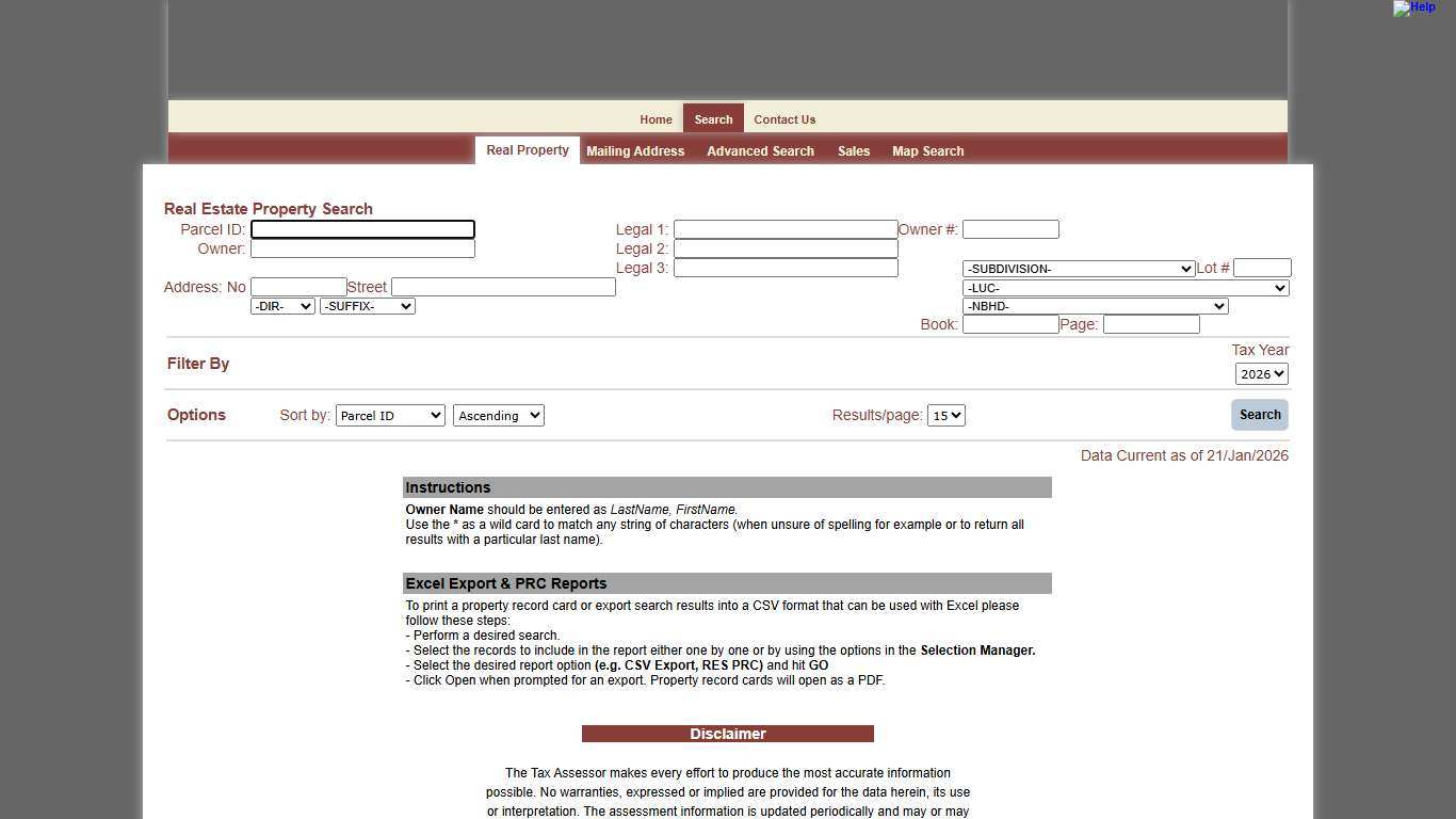 Lee County Tax Administration - Real Estate Property Search Search